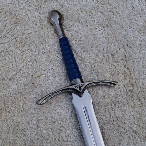 Glamdring Sword Replica – Handmade Fantasy Wizard Sword with Display Plaque