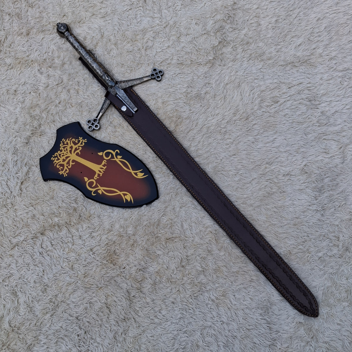 Claymore Sword Replica – Scottish Highland Greatsword | Medieval Two-Handed Display Collectible