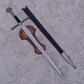Anduril Sword Replica – Handmade Fantasy King Sword with Display Plaque | Full Size Collectible