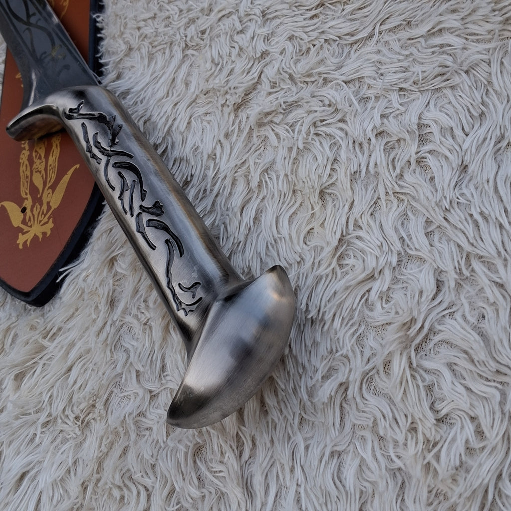 Thranduil Sword Replica – High Carbon Steel Fantasy Collectible with Display Plaque